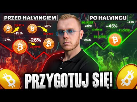 CO SIĘ STANIE przed HALVINGIEM BITCOINA w 2024? JAK na TYM SKORZYSTAĆ?