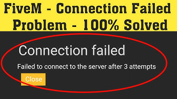 How to fix Connection failed: Failed to getinfo server after 3 attempts issue in FiveM(100% working)