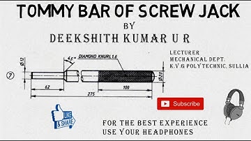 SOLID EDGE - TOMMY BAR OF SCREW JACK