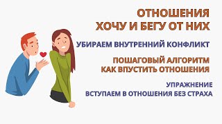 Страх перед новыми отношениями. Впускаем отношения, проработав внутренний конфликт. Делаем Практику