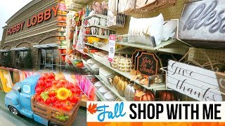 HOBBY LOBBY SHOP WITH ME 2017 | SHOP WITH ME AT HOBBY LOBBY FOR FALL DECOR! | Page Danielle