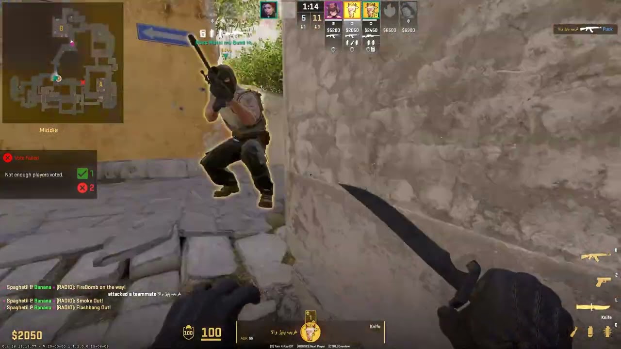 CS2 Ultra instinct disconnect bind