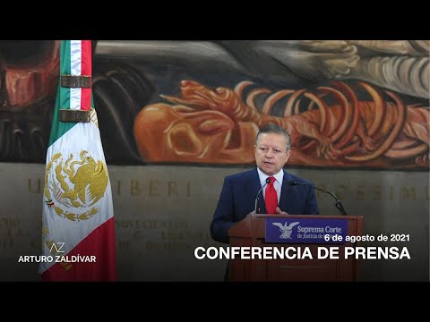 Conferencia de prensa Ministro Presidente Arturo Zaldívar