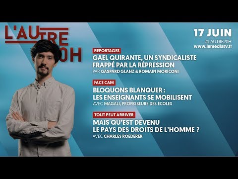GAËL QUIRANTE : LA RÉPRESSION S'AMPLIFIE , BLOQUONS BLANQUER, LE PAYS DES DROITS DE L'HOMME reportage on politics