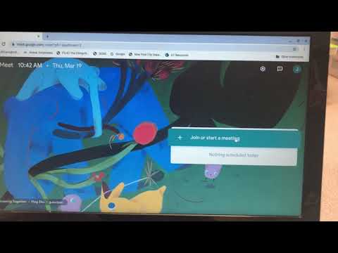 How to get on Google Meet for teletherapy purposes