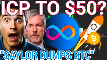 ICP to $50? Why Michael Saylor Just Dumped Bitcoin for Internet Computer (This Changes Everything)