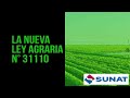 Nuevo Régimen Tributario Agrario - Ley 31110
