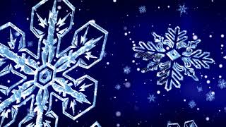 Blue, beautiful, snowflakes,photography  - LED Background 4K