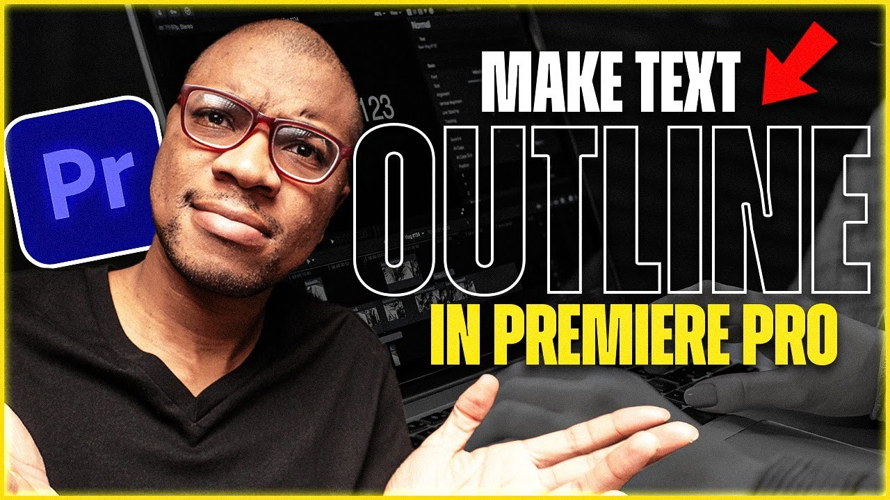 5 Outline Text Effects In Premiere Pro | Free Project File - YouTube