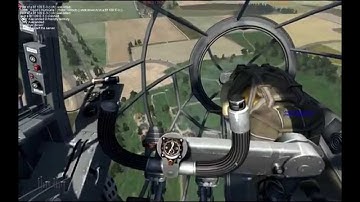 IL2: Cliffs of Dover: HE111 Takeoff & Landing Test.