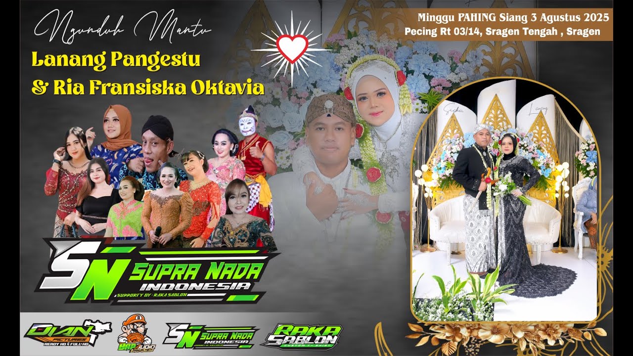 Live SUPRA NADA || BAP AUDIO Mr. Ndolok || Ngunduh Manten Lanang & Siska || Pecing, Sragen