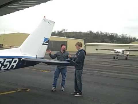 Andrew Brady First time flying as a pilot