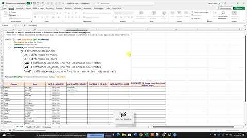 Excel : CALCUL D