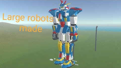 Large robots made in evertech sandbox