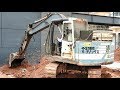 中国でがんばる珍しいレトロショベルカー　住友 SUMITOMO