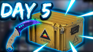 DAY 5 of Unboxing a PRISMA 2 Case until I get a KNIFE