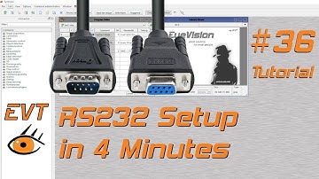 RS232 Setup & Settings in EyeVision (Tutorial #36)