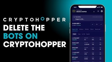 How to Delete Bot on Cryptohopper !