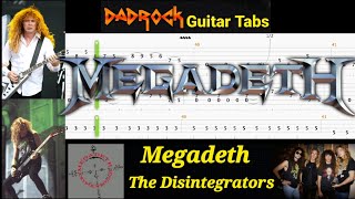 The Disintegrators - Megadeth - Guitar   Bass TABS Lesson