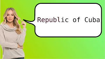 Como fala Cuba em inglês?