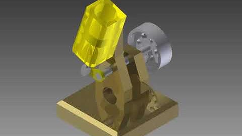 Fly Wheel Animation - Autodesk Inventor Studio Animation