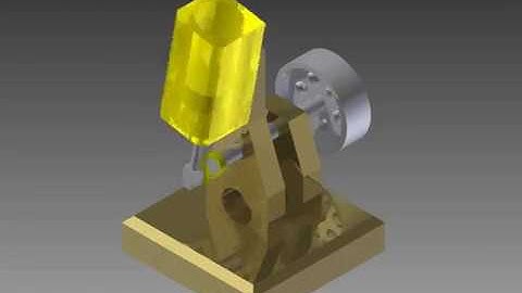 Fly Wheel Animation - Autodesk Inventor Studio Animation