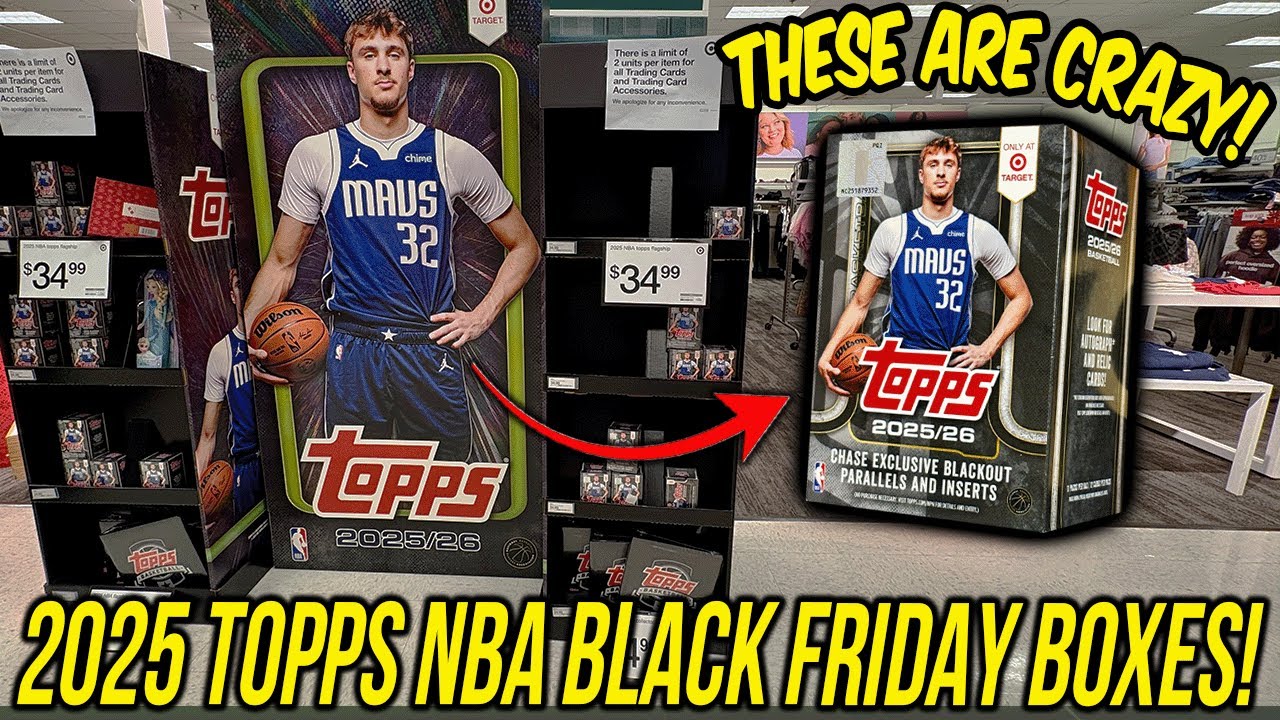 TARGET SPECIAL ⚡ 2025-26 Topps NBA BLACK FRIDAY Value Box Review 