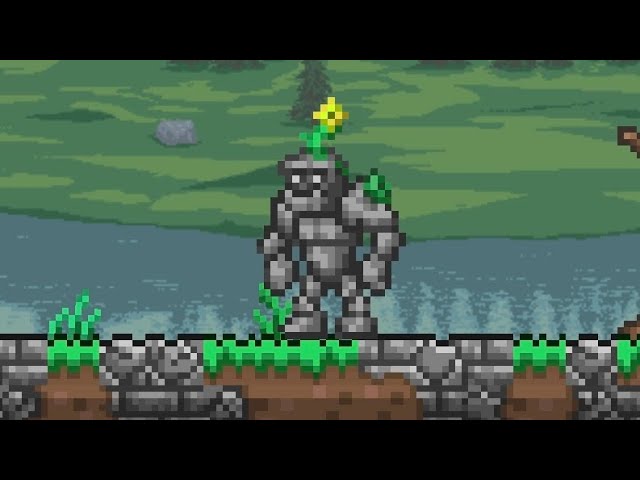 PASSEI 100 DIAS NO TERRARIA APENAS DE STANDS (MASTER MODE) 