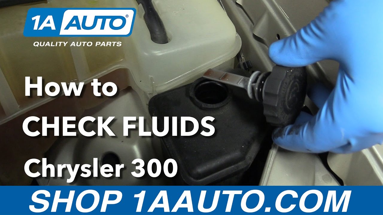 How To Check Fluids 05-10 Chrysler 300