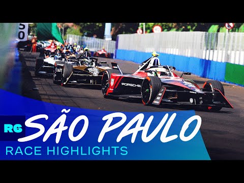 Top three separated by just HALF A SECOND | Julius Baer São Paulo E-Prix - Race Highlights