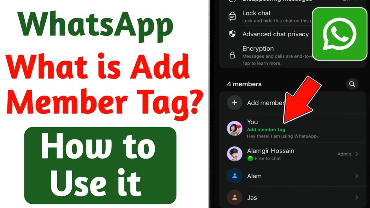 How to Use Add Member Tag in Whatsapp Group || What is Add Member Tag ...