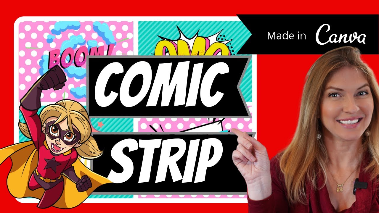 Canva Comic Strip Tutorial 🎯 How To Make Comic Strip In Canva Youtube 