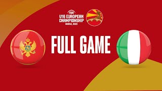 Montenegro v Italy | Full Basketball Game