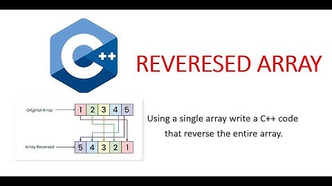 How to reverse an Array in C++ || Step-by-Step Tutorial for Beginners