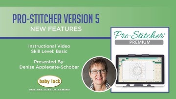 Pro-Stitcher Version 5 New Features