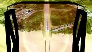 fsim good landing with stuck speedbrakes at 100%