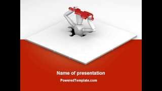 Free Getting Out PowerPoint Template by PoweredTemplate.com