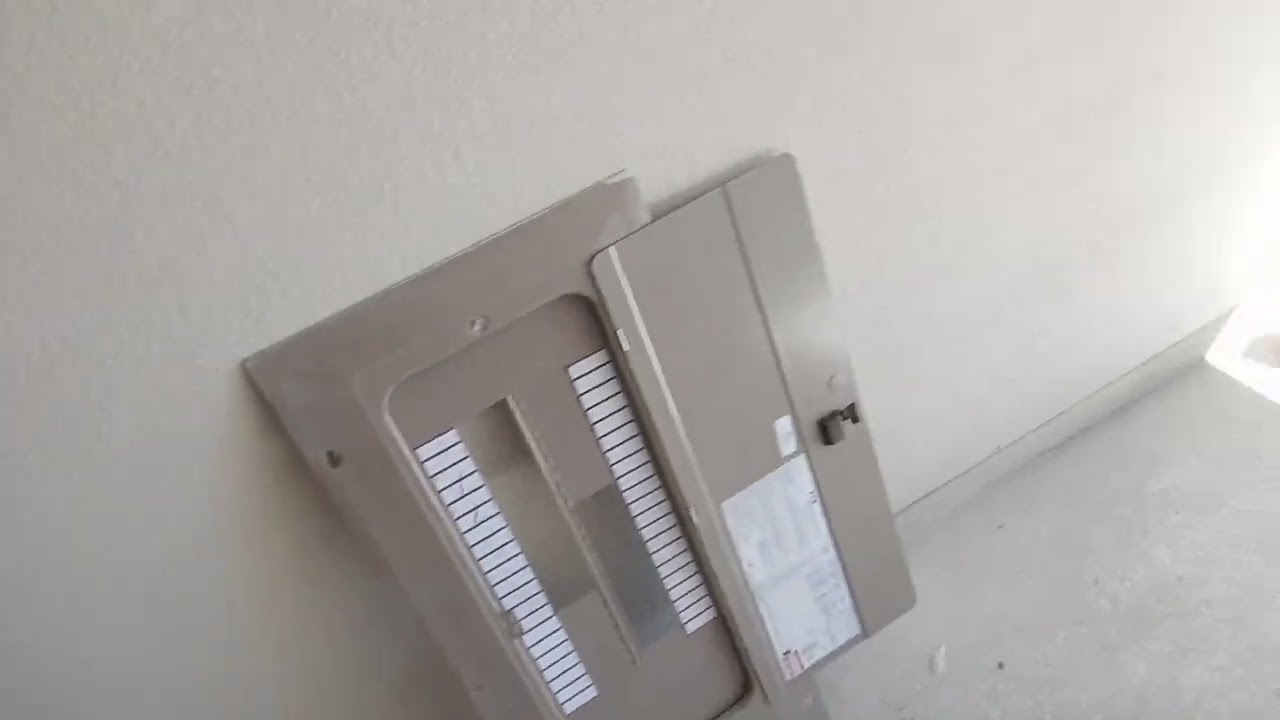 2Aa. NE Dallas New Construction Electric Meter & Load Center With