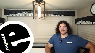 etrailer | Gustafson Square Cross Frame LED Dinette Ceiling Light Installation and Review