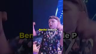Benito Doble P conoce a su ídolo Peso Pluma #pesopluma #benitodoblep #shorts #monterrey