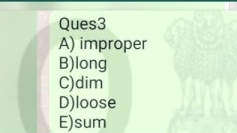 B.A. PROGRAM (semester-3) English proficiency-2 Q.3