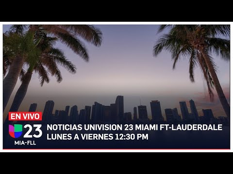 En vivo: Univision 23 Miami 12:30 pm, 28 de marzo de 2024