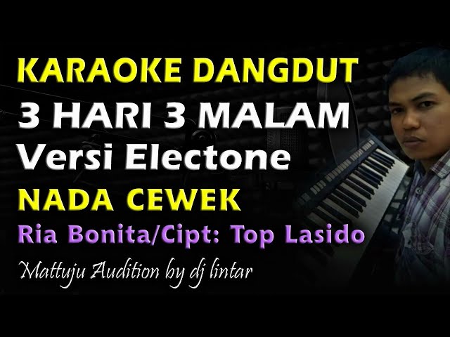 Karaoke Dangdur 3 Hari 3 Malam || Nada Cewek class=