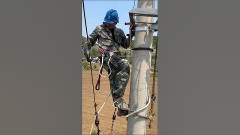 Linemen Installing Power Lines on Transmission #shortsfeed