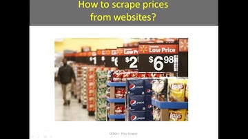 How to scrape prices from websites?