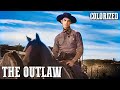 The outlaw  colorized western  jack buetel  cowboy movie  romance