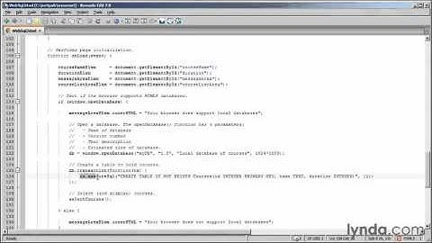 HTML5 Tutorial for Power Users 21 Web Sql