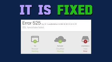 How To Fix Cloudflare Error 525, Hostinger, Bluehost, Siteground SSL error