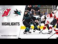 NHL Highlights | Devils @ Sharks 2/27/20