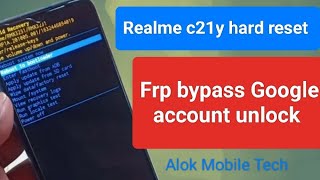 Realme c21y hard reset Google account unlock 2023